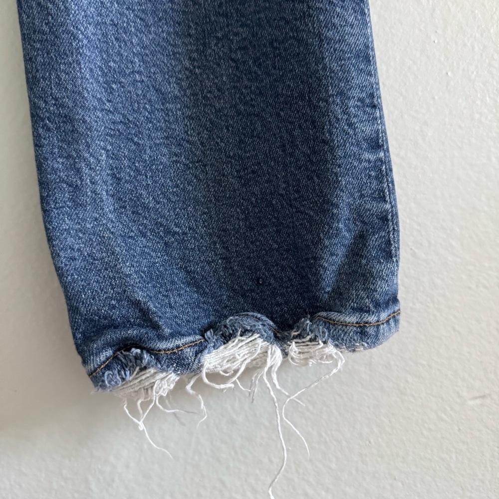Agolde Riley High Rise Straight Crop in Pastime Size 25 - Picture 7 of 14